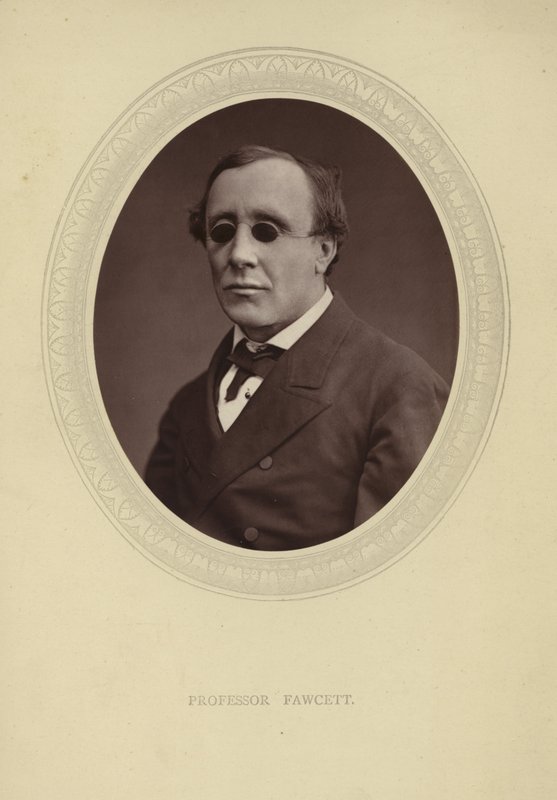 Porträtt av professor Henry Fawcett av Lock and Whitfield