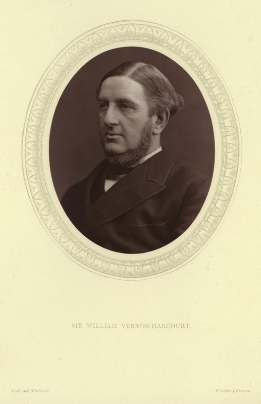 Porträtt av Sir William Vernon Harcourt av Lock and Whitfield