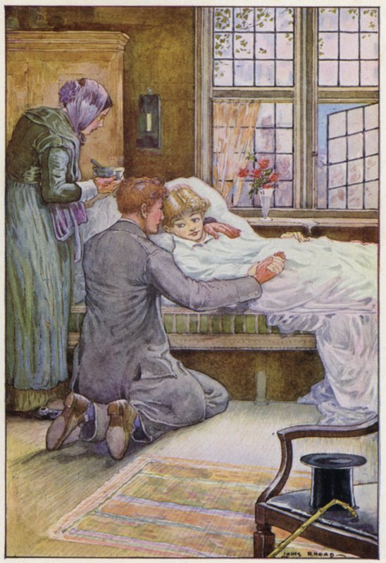 Illustration för Tom Browns skoldagar av Louis John Rhead