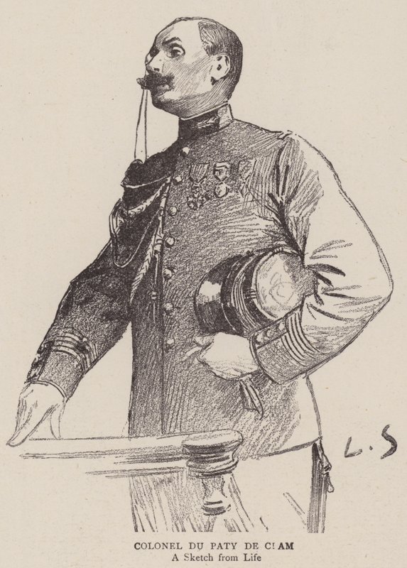 Överste du Paty de Clam av Louis Remy Sabattier