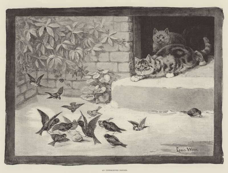En oanad fara av Louis Wain