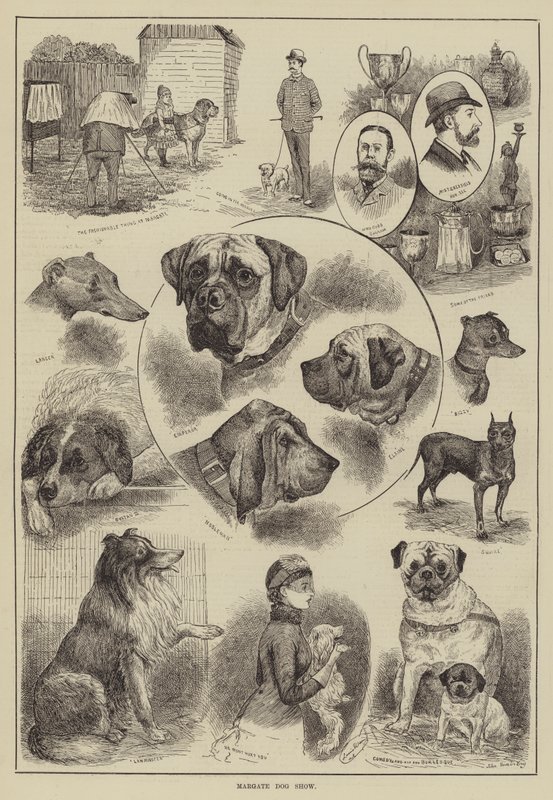 Margate Dog Show av Louis Wain