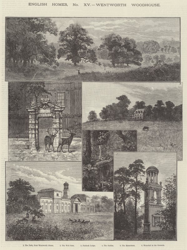 Wentworth Woodhouse av Louis Wain