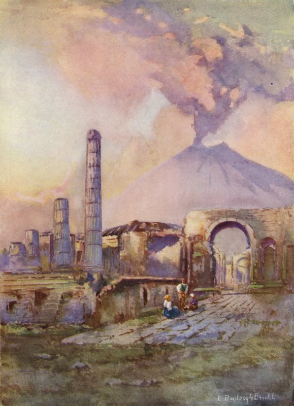 Pompeji, Vesuvius i fjärran av Louis Burleigh Bruhl