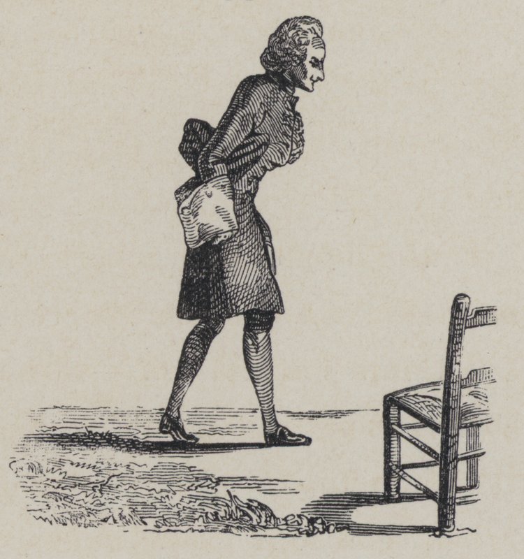 Jean-Philippe Rameau, fransk kompositör (gravyr) av Louis Carrogis (after) Carmontelle