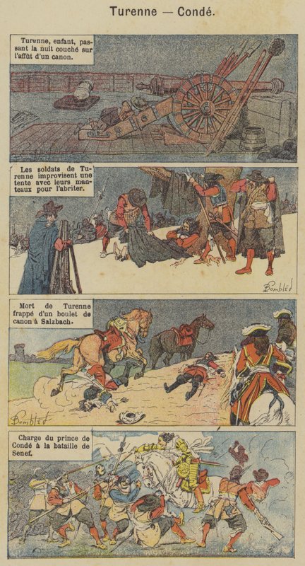 Turenne, Conde (färglitografi) av Louis Charles (after) Bombled