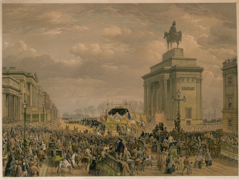 Begravningen av hertigen av Wellington av Louis Haghe