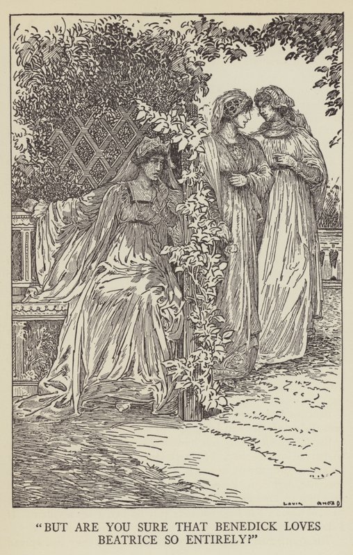 Men är du säker på att Benedick älskar Beatrice så fullständigt? av Louis John Rhead