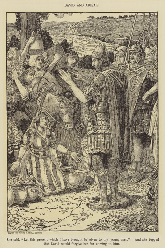 David och Abigail av Louis John Rhead