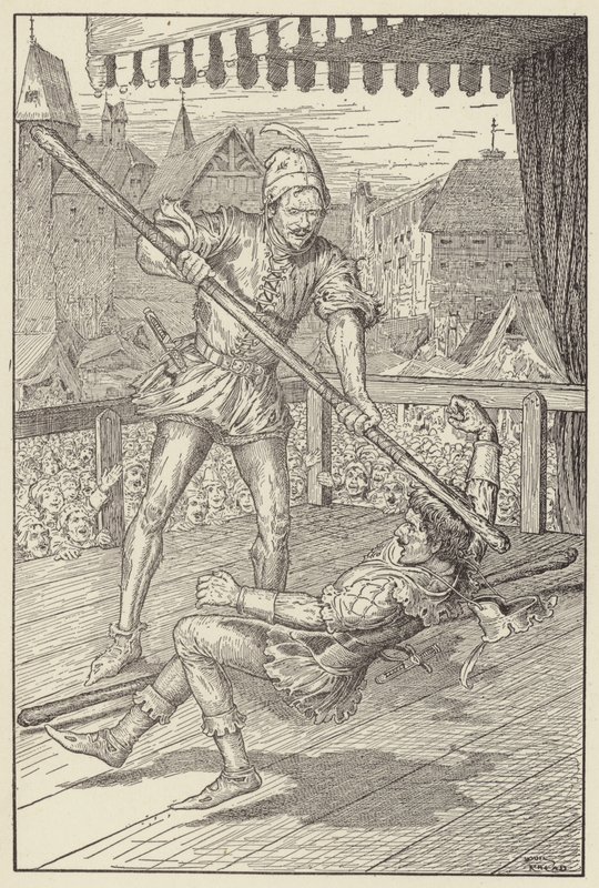 Han slog Eric full och fyrkantig på skallen av Louis John Rhead
