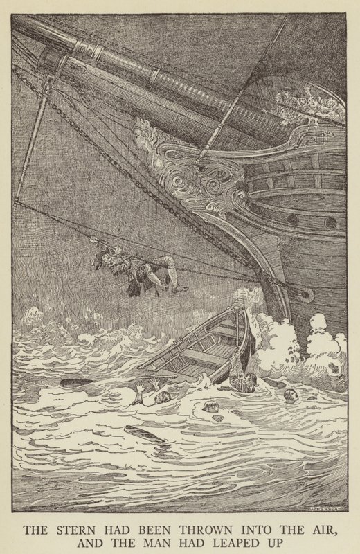 Illustration för Kidnapped av Robert Louis Stevenson av Louis John Rhead