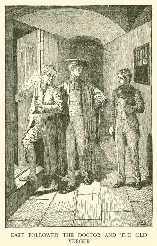 Illustration för Tom Browns skoldagar (gravyr) av Louis John Rhead