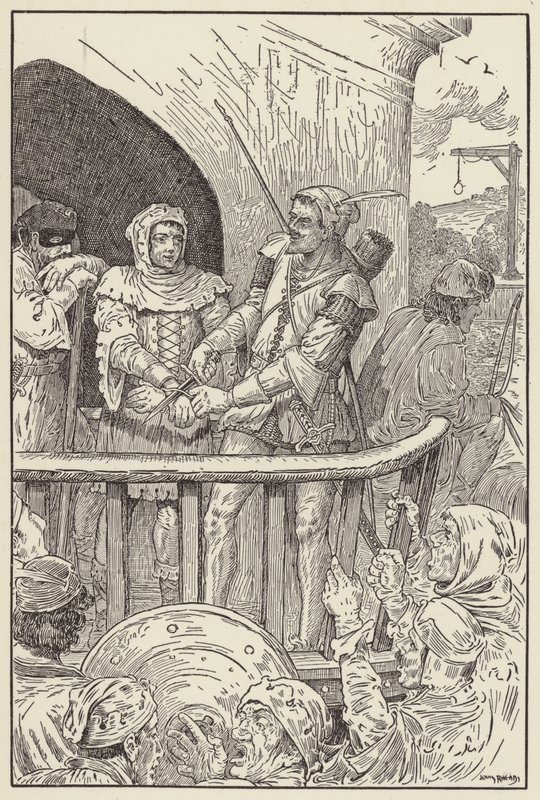 Lille John klippte hastigt Will Stutelys obligationer av Louis John Rhead