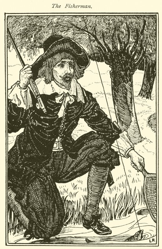 Fiskaren (gravyr) av Louis John Rhead