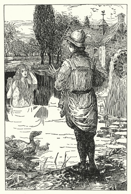 Vattenfen (litho) av Louis John Rhead