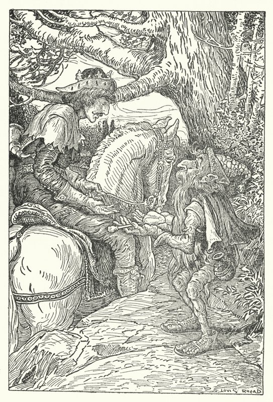 Livets vatten (litho) av Louis John Rhead
