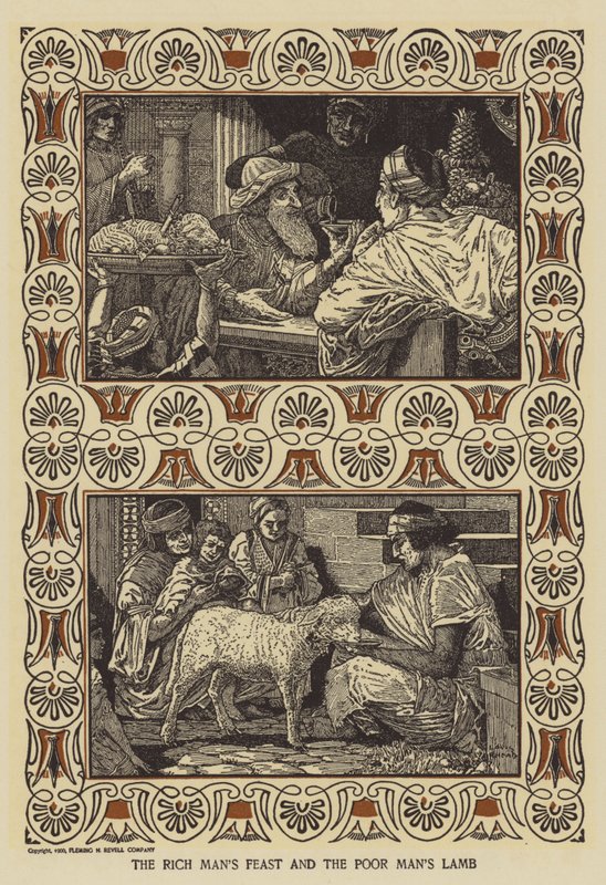 Den rikes festmåltid och den fattiges lamm av Louis John Rhead