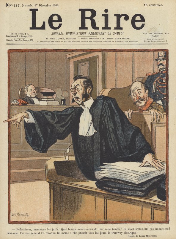 Illustration för Le Rire av Louis Malteste