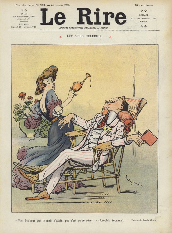 Illustration för Le Rire av Louis Morin