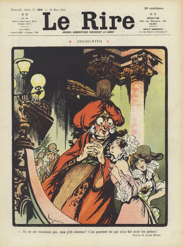 Illustration för Le Rire av Louis Morin