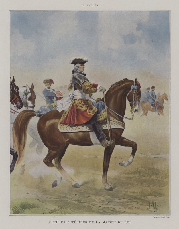 Senior officer i Kings Household av Louis Vallet