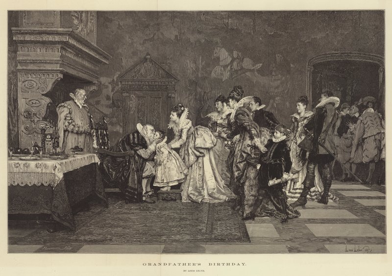 Farfars födelsedag av Alexandre Louis Leloir