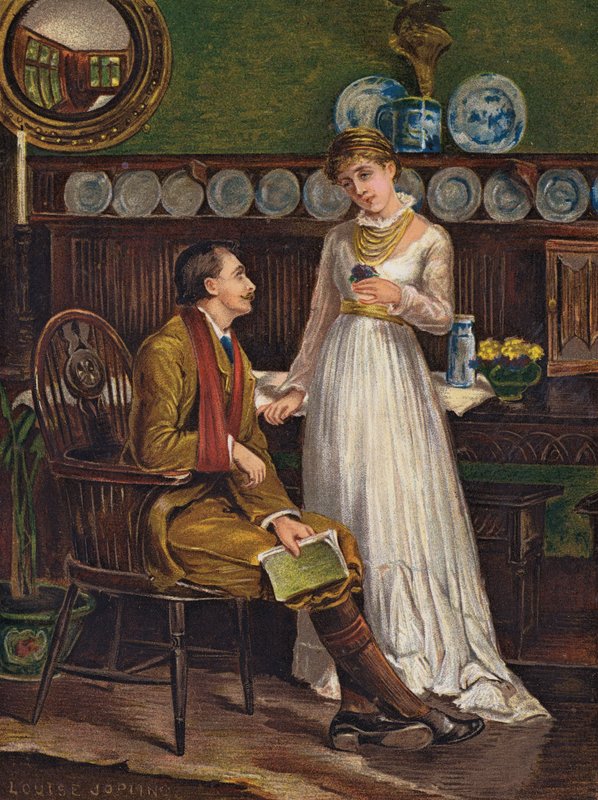Sympati (gravyr) av Louise (after) Jopling