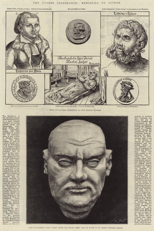 Lutherfirandet, Luthers minnesmärken av Lucas Cranach the Younger