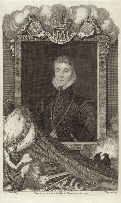 Porträtt av Henry, Lord Darnley av Lucas de Heere