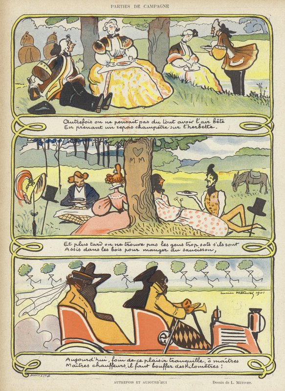 Illustration för Le Rire av Lucien Metivet