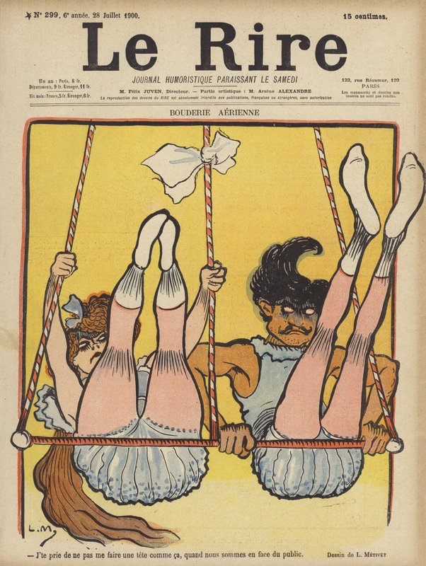 Illustration för Le Rire av Lucien Metivet