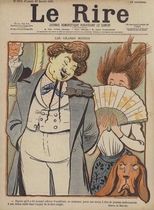 Illustration för Le Rire av Lucien Metivet