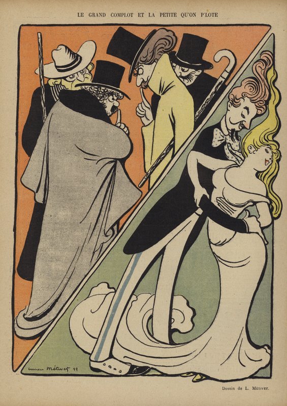 Illustration för Le Rire av Lucien Metivet