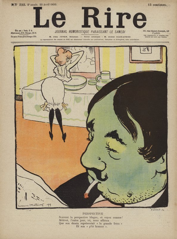 Illustration för Le Rire av Lucien Metivet