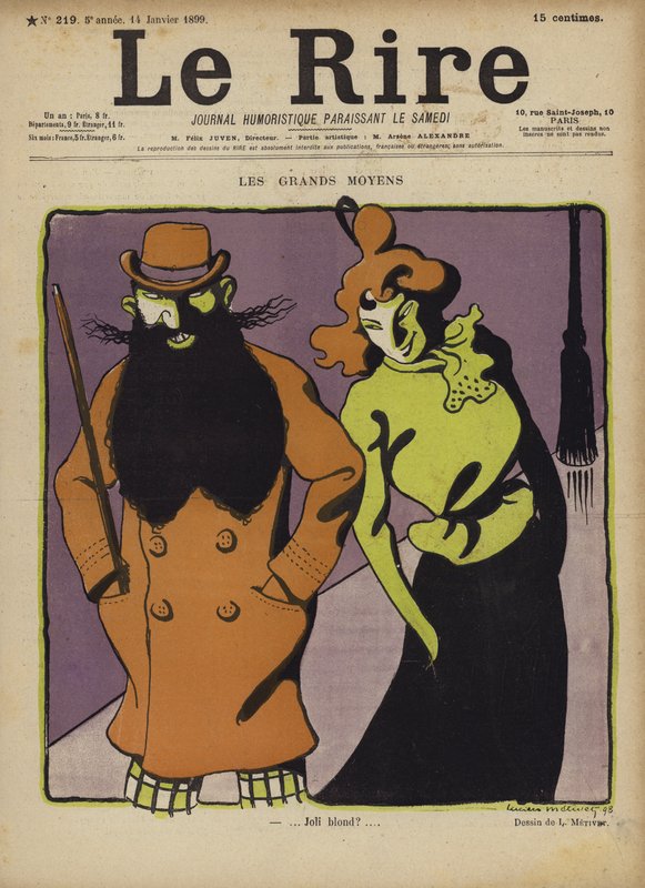 Illustration för Le Rire av Lucien Metivet