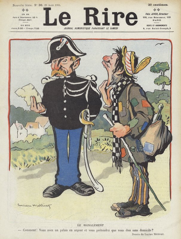 Illustration för Le Rire av Lucien Metivet