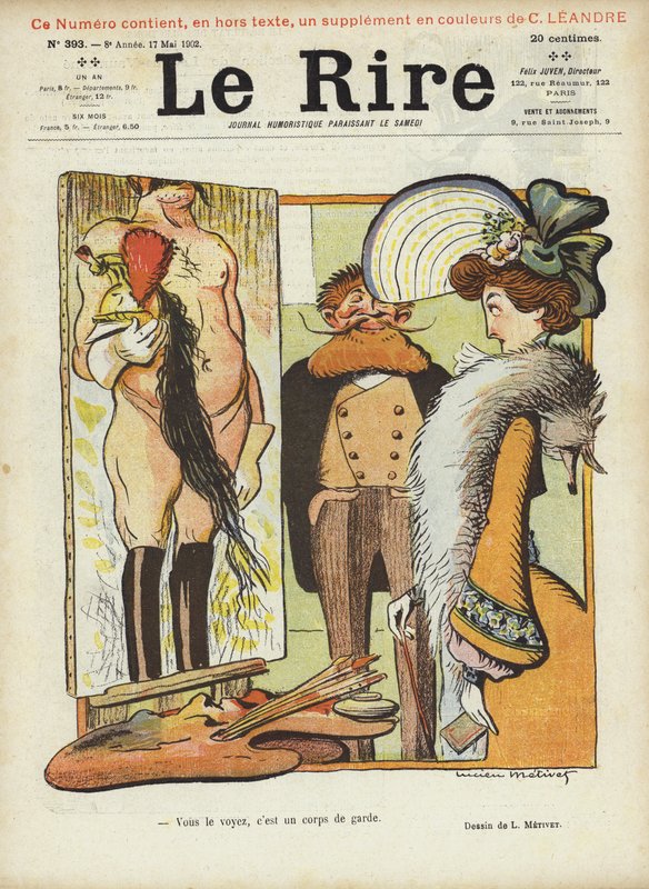 Illustration för Le Rire av Lucien Metivet