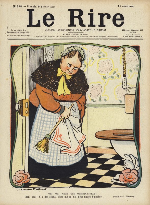 Illustration för Le Rire av Lucien Metivet
