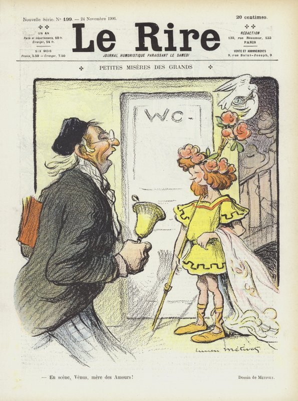 Illustration för Le Rire av Lucien Metivet