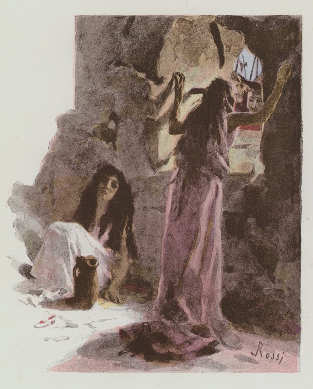Illustration för Notre-Dame De Paris av Victor Hugo av Lucius Rossi