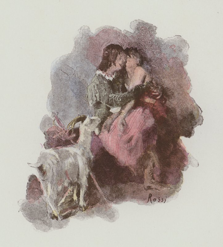 Illustration för Notre-Dame De Paris av Victor Hugo av Lucius Rossi