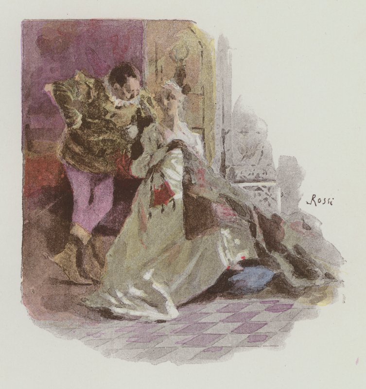 Illustration för Notre-Dame De Paris av Victor Hugo av Lucius Rossi