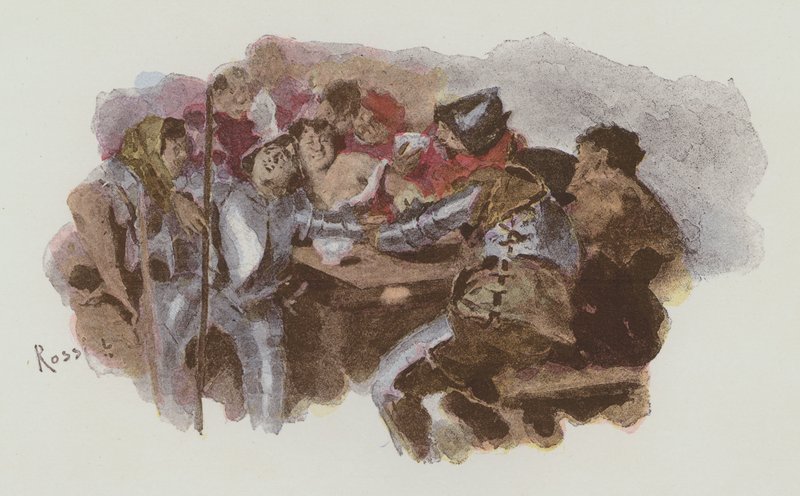 Illustration för Notre-Dame De Paris av Victor Hugo av Lucius Rossi