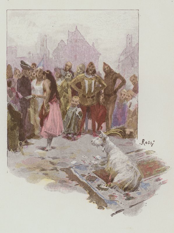 Illustration för Notre-Dame De Paris av Victor Hugo av Lucius Rossi