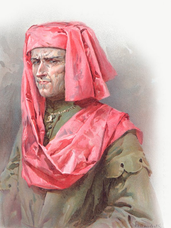 Illustration till Shakespeares Othello (chromolitho) av Ludovico Marchetti