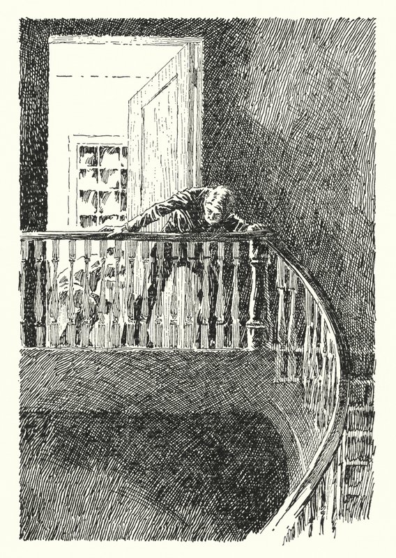 Illustration till The Picture of Dorian Gray av Oscar Wilde (litho) av Lui Trugo
