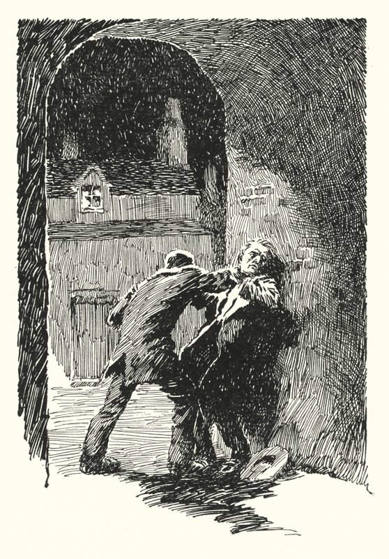 Illustration till The Picture of Dorian Gray av Oscar Wilde (litho) av Lui Trugo