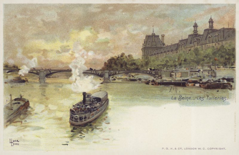 Tuilerierna, Paris av Luigi Loir