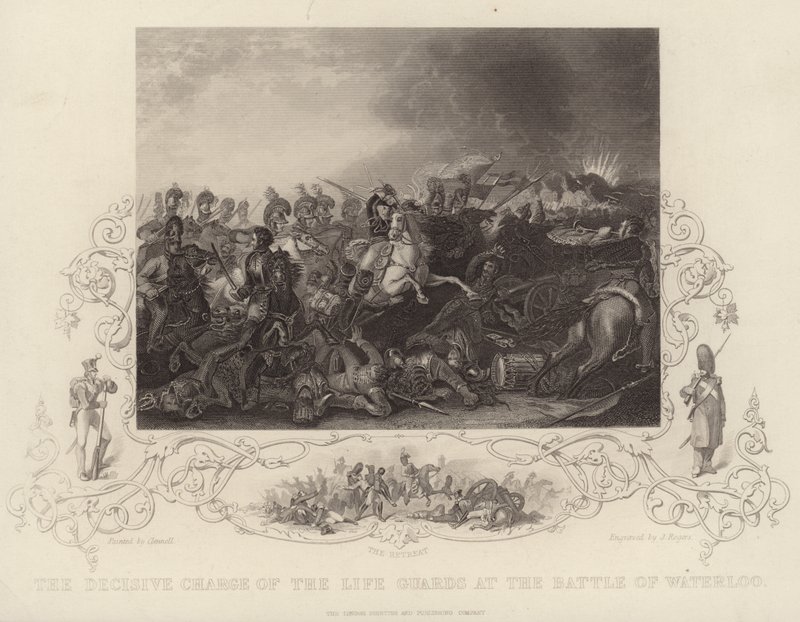 Slaget vid Waterloo av Luke Clennell
