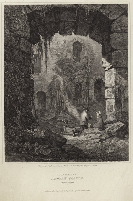 Interiören i Newark Castle av Luke Clennell